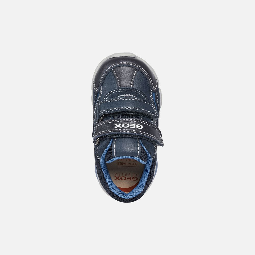 Geox Sneakers Navy Pillow Boy - Geox Baby Shoes - YWABGI843